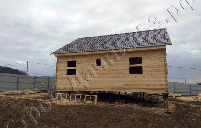 3 Брусовой дом ОД-11, 9×9, 81 м², Московская область, Серпуховски район, деревня Скрылья (3)